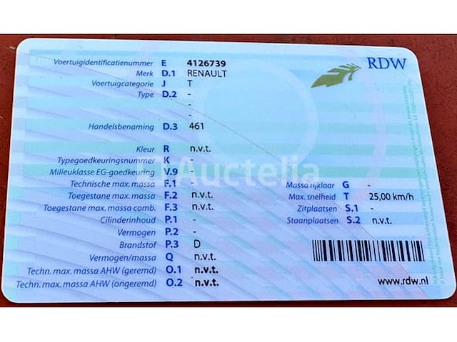 Renault 461 tractor - afbeelding 9 van  37