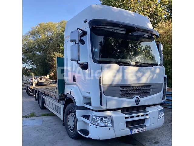 Renault 6x2 platte truck + samro trailer platte laadwagen - afbeelding 12 van  47
