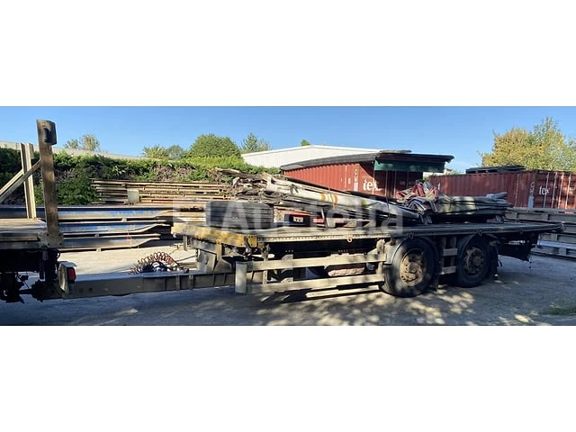 Renault 6x2 platte truck + samro trailer platte laadwagen - afbeelding 40 van  47