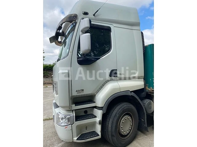 Renault 6x2 platte truck + samro trailer platte laadwagen - afbeelding 34 van  47