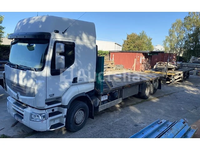 Renault 6x2 platte truck + samro trailer platte laadwagen - afbeelding 43 van  47