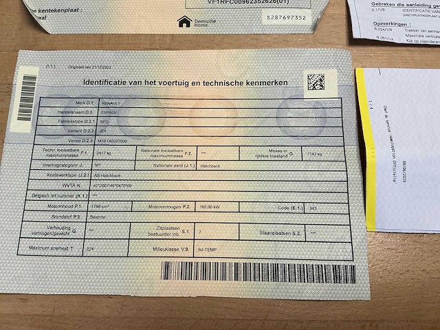 Renault espace personenauto - afbeelding 13 van  14