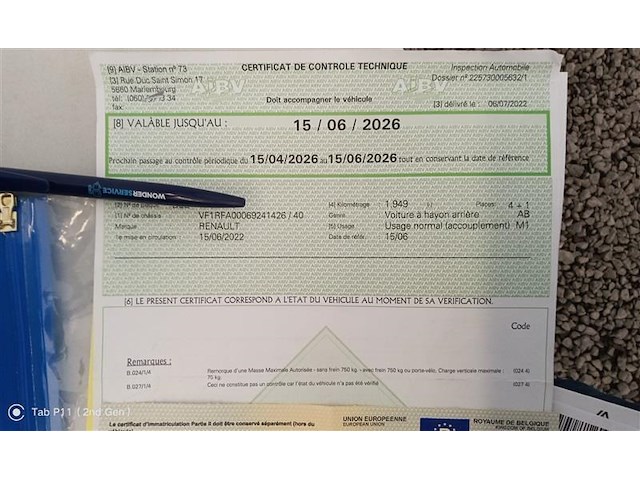 Renault grand scenic tce, 2022 - afbeelding 14 van  47