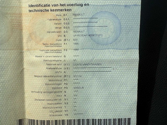 Renault kango - car - 1998 - afbeelding 13 van  13