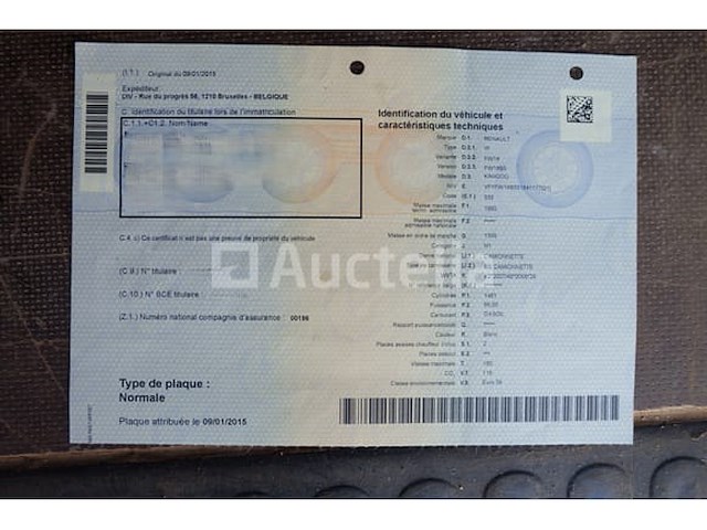 Renault kangoo 1,5 dci 80 bestelwagen (2015-120,088 km) - afbeelding 36 van  37