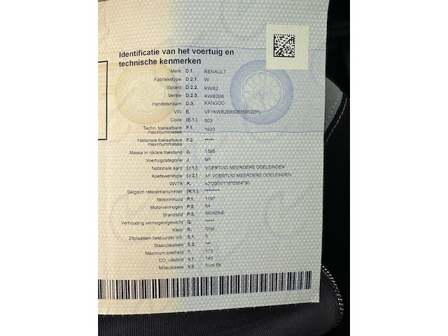 Renault kangoo, 2014 - afbeelding 10 van  18