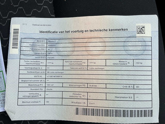 Renault kangoo compact bedrijfswagen - afbeelding 37 van  50