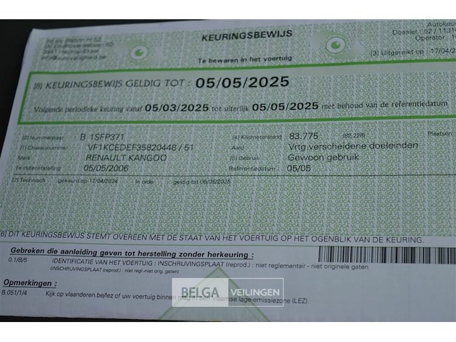 Renault kangoo - afbeelding 7 van  22