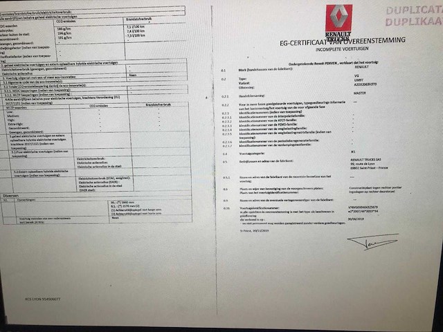 Renault kipper master bedrijfswagen - afbeelding 59 van  67