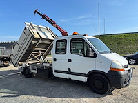 Renault kipper met kraan master bedrijfswagen