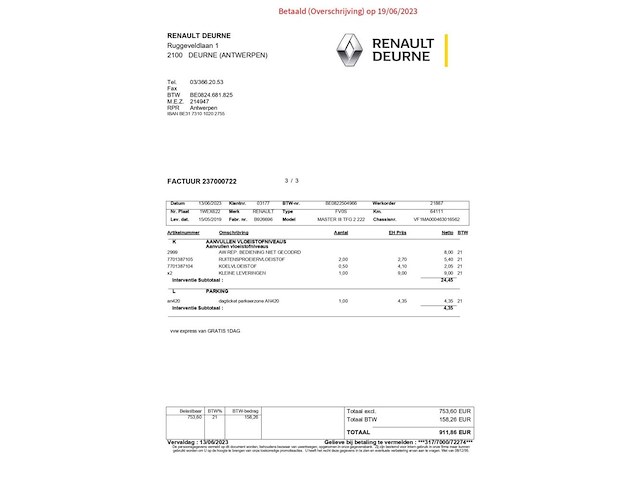 Renault master , 2019 - afbeelding 40 van  47