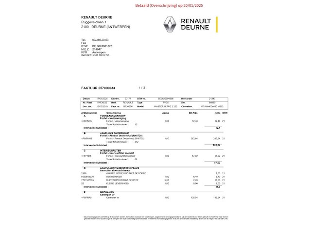Renault master , 2019 - afbeelding 41 van  47