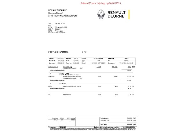 Renault master , 2019 - afbeelding 42 van  47