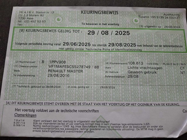 Renault master 2300 dci - afbeelding 16 van  30
