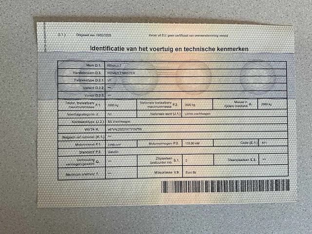 Renault master bedrijfswagen - 170 pk – automaat – goed uitgerust – 360° camerasysteem – hulpluchtvering - afbeelding 40 van  48