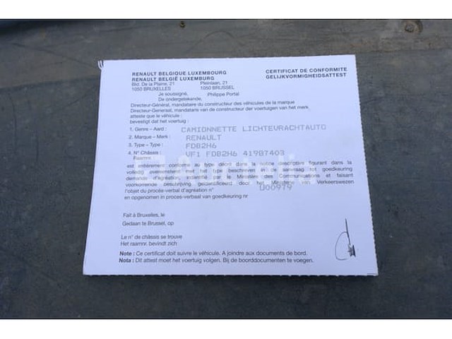 Renault master bestelwagen (2009-133,651 km) - afbeelding 28 van  29