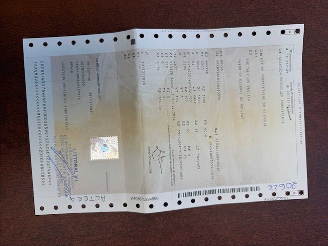 Renault master vf luchtpick-up truck - afbeelding 4 van  14