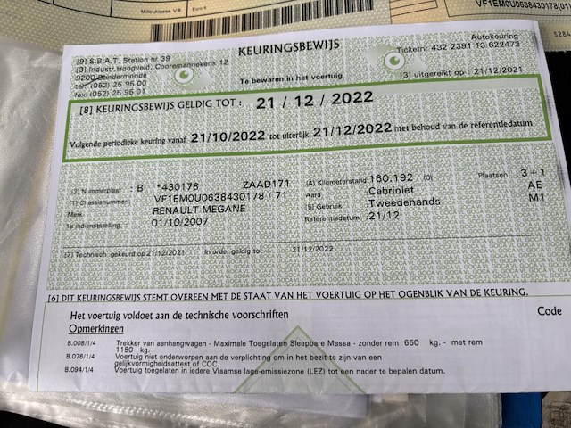 Renault megane cabrio, 2007 - afbeelding 33 van  35