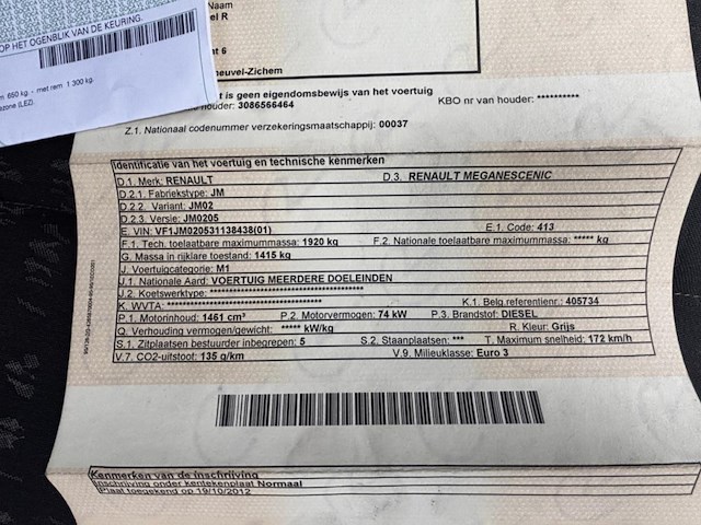 Renault megane scenic, 2004 - afbeelding 30 van  38