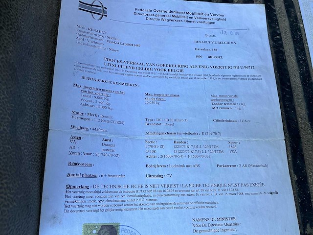 Renault midlum paardenwagen vrachtwagen - afbeelding 20 van  52