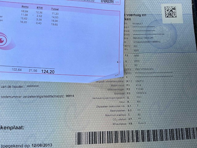 Renault midlum paardenwagen vrachtwagen - afbeelding 24 van  52