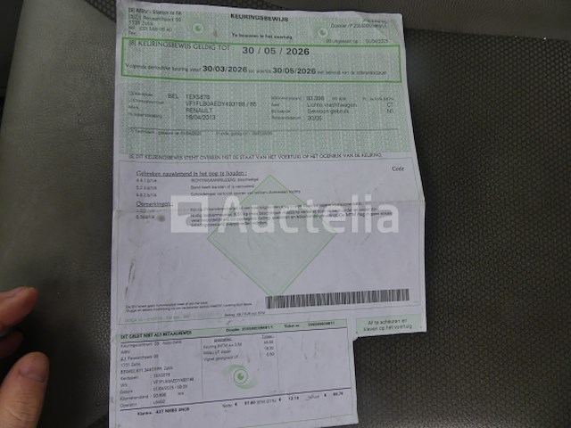 Renault traffic busje (2013-96,649 km)(vin:vf1flboaedy493188) - afbeelding 24 van  34