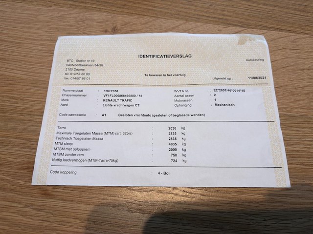 Renault trafic, 2021 - afbeelding 32 van  44