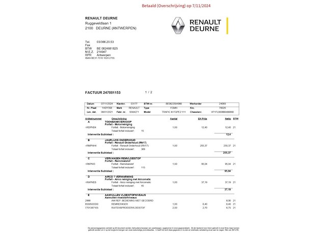 Renault trafic, 2021 - afbeelding 35 van  44