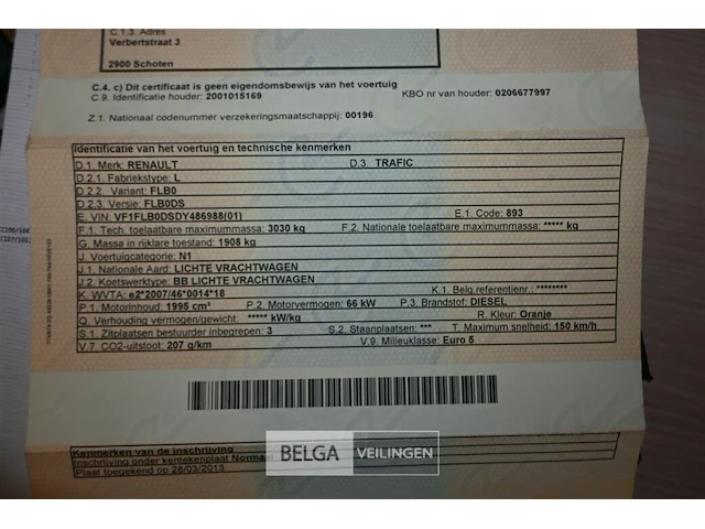 Renault trafic lichte vrachtwagen - afbeelding 6 van  25