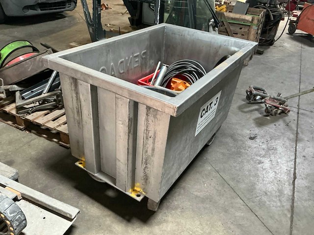 Rendac rvs mobiele container - afbeelding 1 van  7