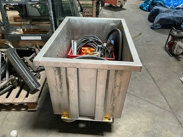 Rendac rvs mobiele container - afbeelding 2 van  7