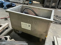 Rendac rvs mobiele container - afbeelding 3 van  7