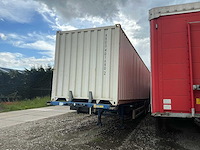 Renders roc12.27cc trailer met 40” container - afbeelding 1 van  43