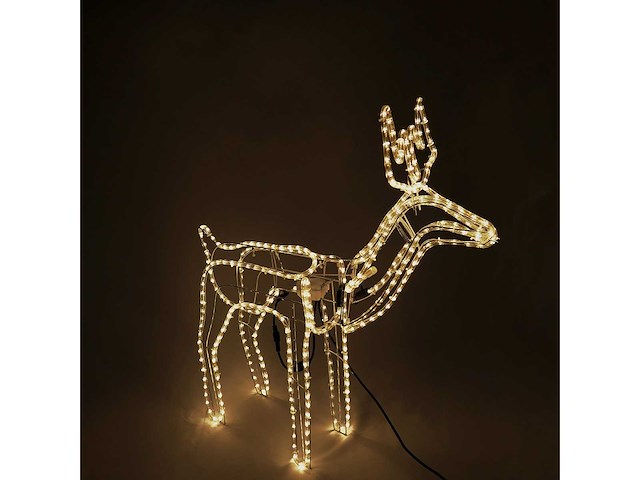 Rendier - verlicht - 39x15x42 - 2st - afbeelding 4 van  5