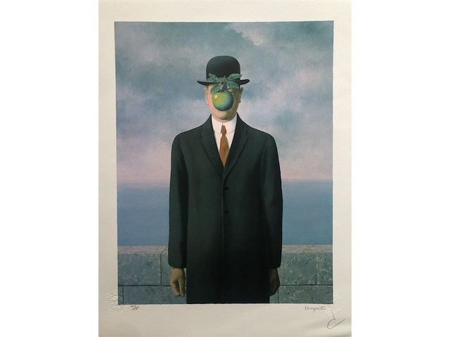René magritte - genummerd - afbeelding 1 van  1