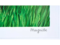 René magritte - la belle captive - litho - afbeelding 3 van  6
