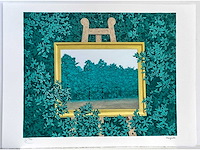 René magritte - la cascade - litho - afbeelding 2 van  7