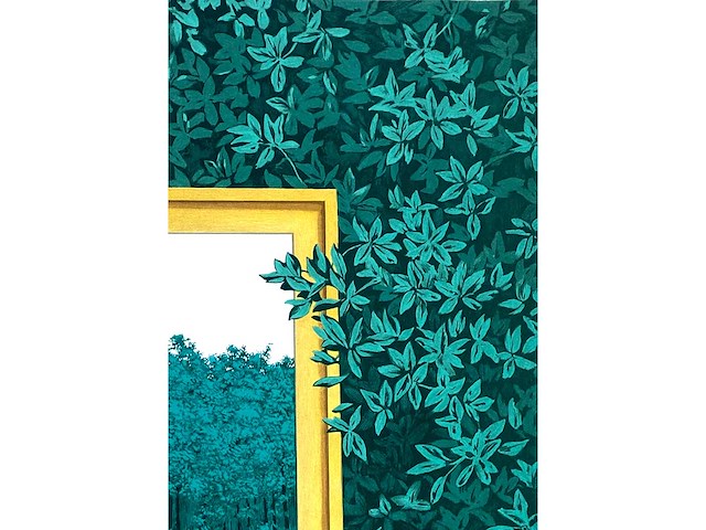 René magritte - la cascade - litho - afbeelding 6 van  7