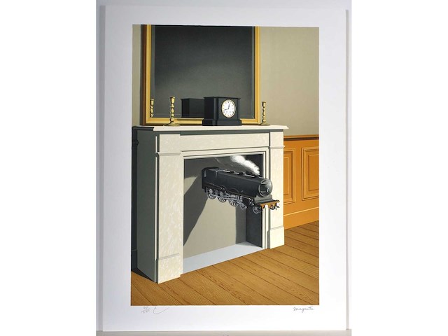 René magritte - la durée poignardée - litho - afbeelding 2 van  7