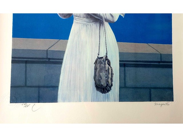 René magritte - la grande guerre - litho - ingelijst - afbeelding 3 van  3