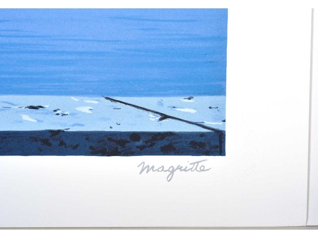 René magritte - la nuit de pise - litho - afbeelding 3 van  9