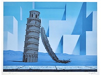 René magritte - la nuit de pise - litho - afbeelding 1 van  9