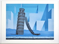 René magritte - la nuit de pise - litho - afbeelding 2 van  9