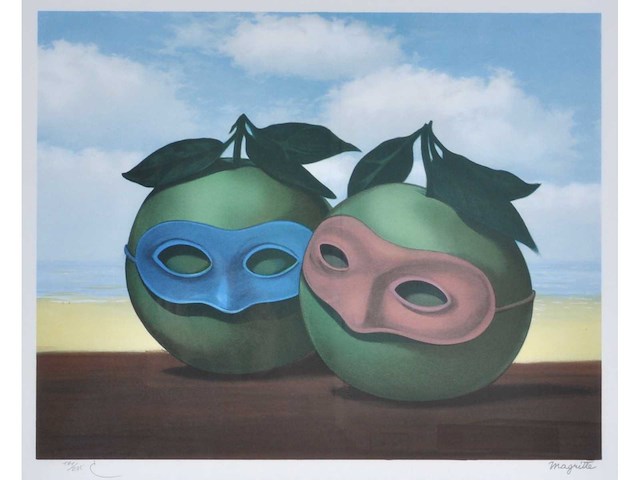 René magritte - la valse hésitation - litho - afbeelding 2 van  8