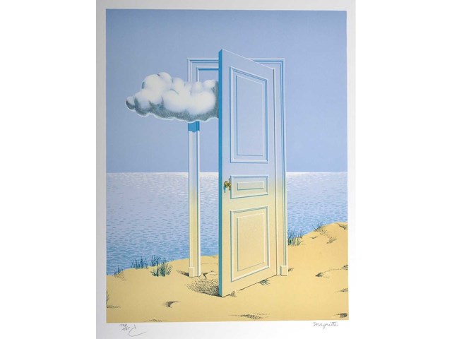 René magritte - la victoire - litho - afbeelding 1 van  10