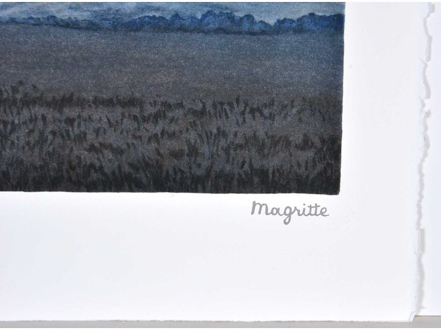 René magritte - la voix du sang - litho - afbeelding 4 van  10