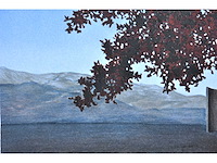 René magritte - la voix du sang - litho - afbeelding 2 van  4