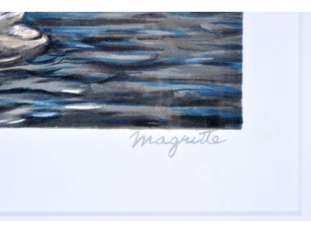 René magritte - l’art de la conversation (amour) - litho - ingelijst - afbeelding 3 van  5