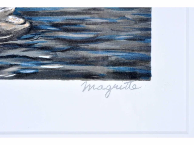 René magritte - l’art de la conversation (amour) - litho - ingelijst - afbeelding 3 van  5