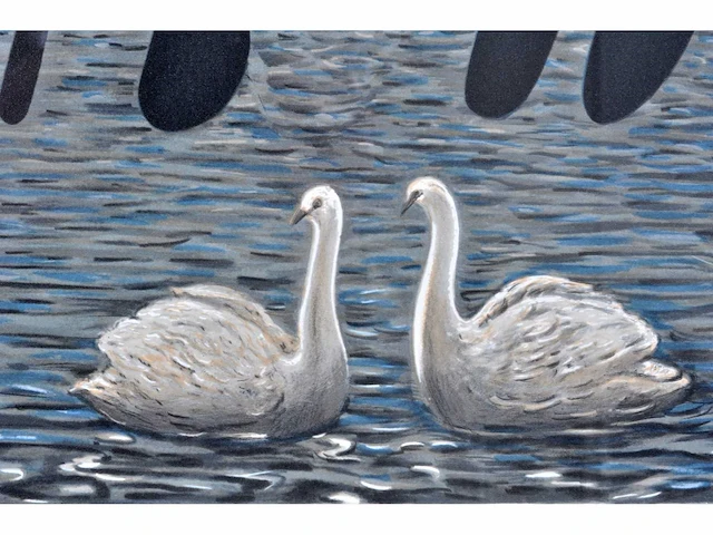 René magritte - l’art de la conversation (amour) - litho - ingelijst - afbeelding 5 van  5